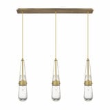 Milan 3 Light Oversized Linear Pendant by Innovations - 123-452-1P-G452-4