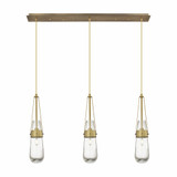 Milan 3 Light Oversized Linear Pendant by Innovations - 123-452-1P-G452-4