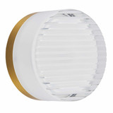 Lucia 15W 1 LED Ribbed Glass Wall Sconce by Dainolite - LUC-615LEDW