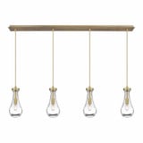 Owego 4 Light Oversized Linear Pendant by Innovations - 124-451-1P-G451-5