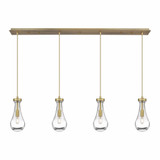 Owego 4 Light Oversized Linear Pendant by Innovations - 124-451-1P-G451-5