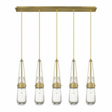Milan 5 Light Oversized Linear Pendant by Innovations - 125-452-1P-G452-4