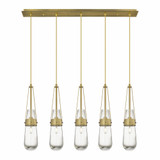 Milan 5 Light Oversized Linear Pendant by Innovations - 125-452-1P-G452-4