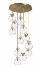 Newton Sphere 12 Light Large Pendant by Innovations - 126-410-1PS-G410-8