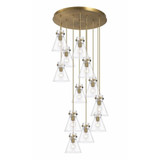 Newton Cone 12 Light Large Pendant by Innovations - 126-410-1PS-G411-8