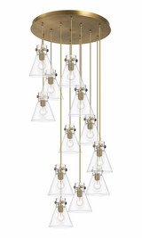 Newton Cone 12 Light Large Pendant by Innovations - 126-410-1PS-G411-8