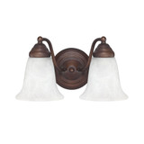 2 Light Traditional Vanity Light 12 Inch Wide by Capital - 1362
