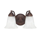 2 Light Traditional Vanity Light 12 Inch Wide by Capital - 1362