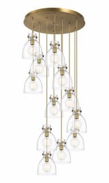 Newton Bell 12 Light Large Pendant by Innovations - 126-410-1PS-G412-8