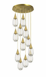 Malone 12 Light Cord Hung Large Pendant by Innovations - 126-450-1P-G450-6