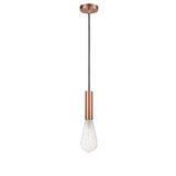 Edison 5W 1 LED Light Mini Pendant 11.88 Inch tall by Innovations - 198-1P-BB95LED
