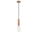 Edison 5W 1 LED Light Mini Pendant 11.88 Inch tall by Innovations - 198-1P-BB95LED