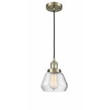 Fulton 1 Light Small Cord Hung Pendant by Innovations - 201C-G17