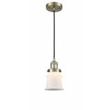 Canton 1 Light Industrial Cord Hung Mini Pendant by Innovations - 201C-G18S