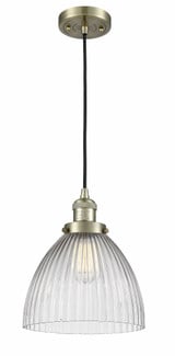 Seneca Falls 1 Light Small Cord Hung Pendant by Innovations - 201C-G222