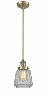 Chatham 1 Light Small Stem Hung Pendant 8 Inch Tall by Innovations - 201S-G14