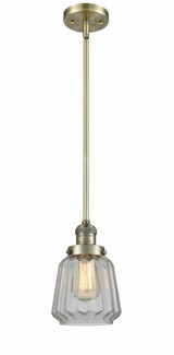 Chatham 1 Light Small Stem Hung Pendant 8 Inch Tall by Innovations - 201S-G14