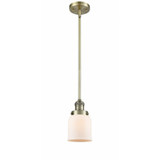 Bell 1 Light Mini Stem Hung Pendant 10 Inch Tall by Innovations - 201S-G5