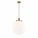 Beacon 1 Light Medium Stem Hung Pendant 16 Inch Wide by Innovations - 201S-G20-16