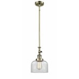 Bell 1 Light Small Stem Hung Tiltable Pendant 14 Inch Tall by Innovations - 206-G7