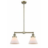 Cone 2 Light Large Island Pendant by Innovations 209-G4