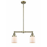 Bell 2 Light Large Island Pendant 21 Inch Wide by Innovations - 209-G5