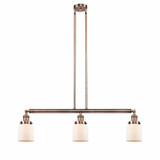 Bell 3 Light Oversized Island Pendant 37.5 Inch Wide by Innovations - 213-G5