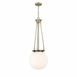 Beacon 1 Light Traditional Medium Pendant 14 Inch Wide by Innovations - 221-1P-G20-14