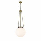 Beacon 1 Light Traditional Medium Pendant 14 Inch Wide by Innovations - 221-1P-G20-14