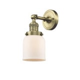 Bell 1 Light Wall Sconce 10 Inch Tall by Innovations - 203-G5