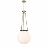 Beacon 1 Light Traditional Medium Pendant 15.75 Inch Wide by Innovations - 221-1P-G20-16
