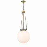 Beacon 1 Light Traditional Medium Pendant 15.75 Inch Wide by Innovations - 221-1P-G20-16