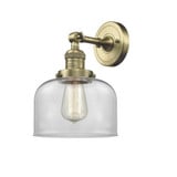 Bell 1 Light Wall Sconce 12 Inch Tall by Innovations - 203-G7