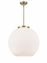 Athens 1 Light Stem Hung Pendant 18 Inch and 17.75 Inch Wide by Innovations - 221-1S-G12-18