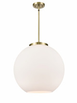 Athens 1 Light Stem Hung Pendant 18 Inch and 17.75 Inch Wide by Innovations - 221-1S-G12-18