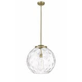 Athens Water Glass 1 Light Medium Pendant 15.75 Inch Wide by Innovations - 221-1S-G1215-16