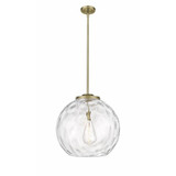 Athens Water Glass 1 Light Large Pendant by Innovations - 221-1S-G1215-18