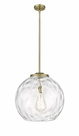 Athens Water Glass 1 Light Large Pendant by Innovations - 221-1S-G1215-18