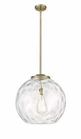 Athens Water Glass 1 Light Large Pendant by Innovations - 221-1S-G1215-18