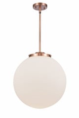 Beacon 1 Light Medium Pendant 16 Inch Wide by Innovations - 221-1S-G20-16