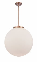 Beacon 1 Light Industrial Large Pendant 19 Inch Tall by Innovations - 221-1S-G20-18