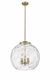 Athens Water Glass 3 Light Large Pendant by Innovations - 221-3S-G1215-18