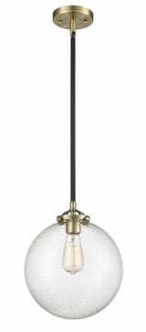 Beacon 1 Light Small Stem Hung Pendant 10 Inch Wide by Innovations - 284-1S-G20-10