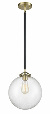 Beacon 1 Light Small Stem Hung Pendant 10 Inch Wide by Innovations - 284-1S-G20-10