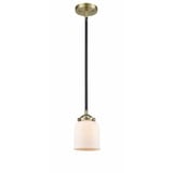 Bell 1 Light Mini Stem Hung Pendant 7.38 Inch Tall by Innovations - 284-1S-G5