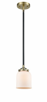 Bell 1 Light Mini Stem Hung Pendant 7.38 Inch Tall by Innovations - 284-1S-G5