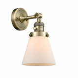 Cone One Light Matte White Wall Sconce by Innovations - 203SW-G6