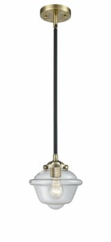 Oxford 1 Light Stem Hung Small Pendant 7.5 Inch Length by Innovations - 284-1S-G53