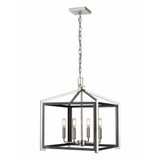 Wiscoy 4 Light Medium Pendant 18.75 Inch Tall by Innovations - 376-4CR-16
