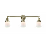 Canton 3 Light Industrial Vanity Light 30 Inch Wide by Innovations - 205-G18S